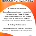 Sapere di salute: AFFIDATI AL BIOLOGO NUTRIZIONISTA