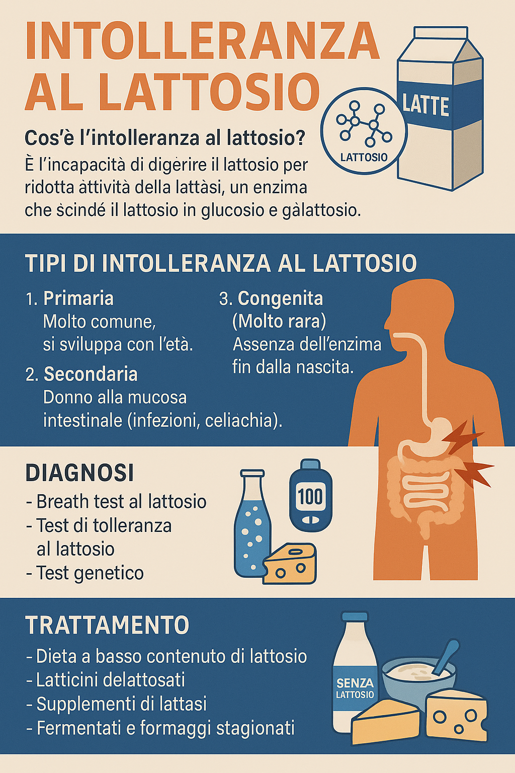 ChatGPT Image 8 lug 2025, 10_09_33 Intolleranza al lattosio: cause genetiche e trattamento nutrizionale